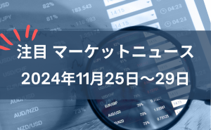 FX注目マーケットニュース2024年11月25日~29日